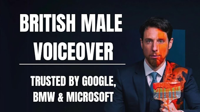 record a professional british english male voice over