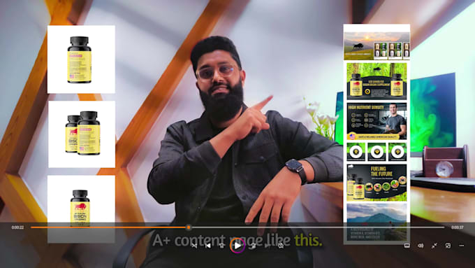 design amazon listing images, ebc or a plus content and shopify store