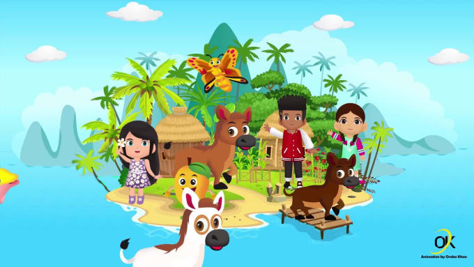 Create 2d animation videos for kids nursery rhymes by Orobakhan | Fiverr