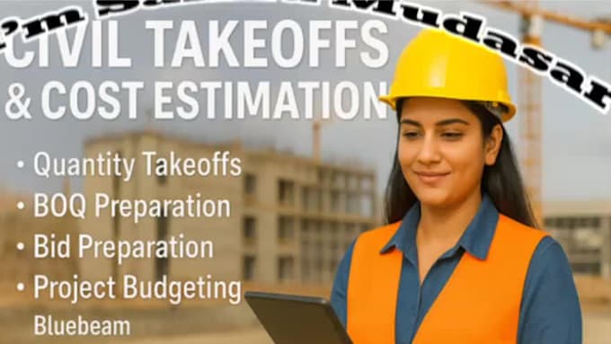 provide accurate civil takeoffs and cost estimation services