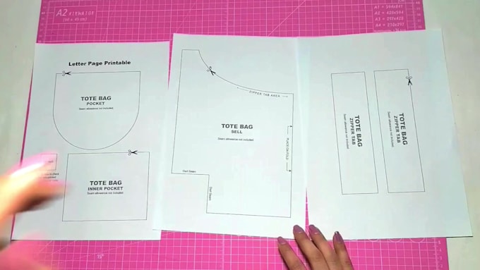 sew kids items, dresses from pattern make a video process