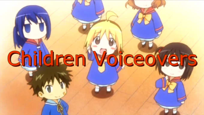 record a child voice over