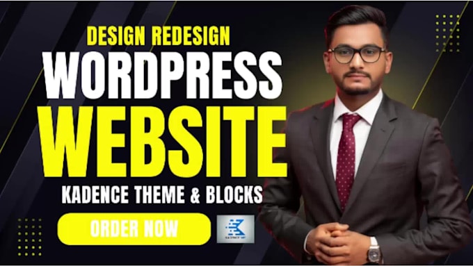design fast kadence website using kadence blocks wordpress