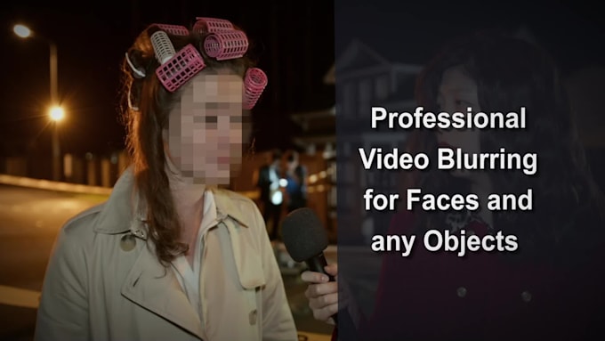 blur face, objects, logo, or anything in your video