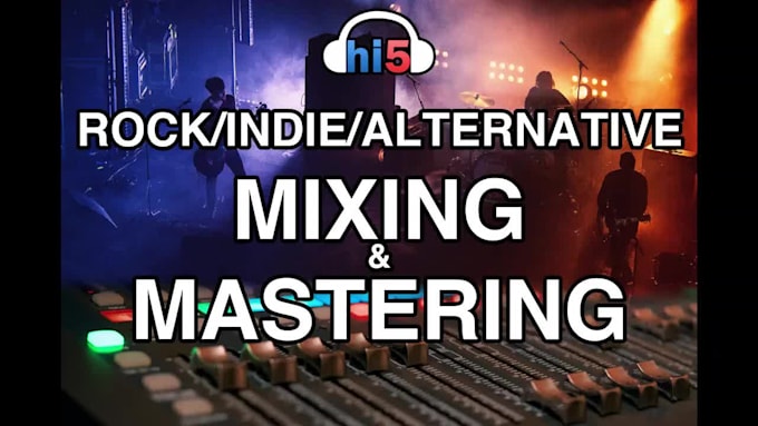 mix and master your indie rock or alternative song