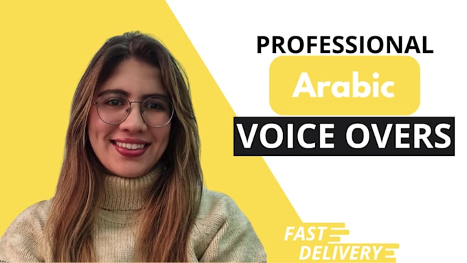 record an arabic female voice over