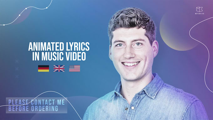 add stylish animated lyrics to your music video