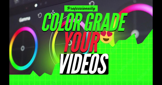 do professional colour grading for cinematic and vsl videos