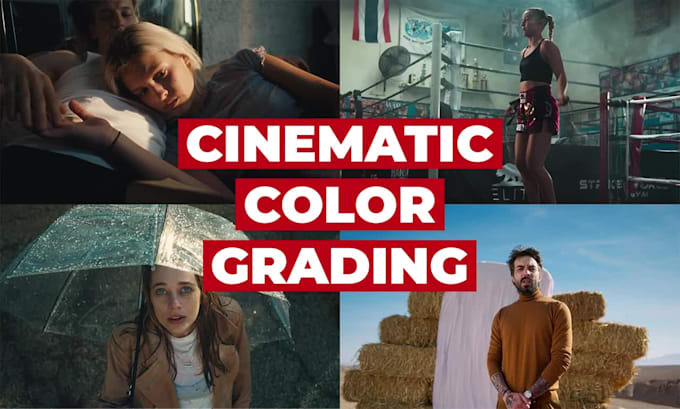 do cinematic video color grading and color correction