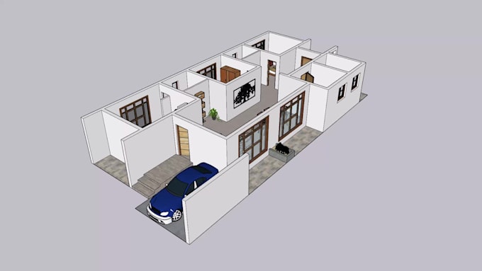 create attractive 3d floor plans by sweet home 3d and sketchup