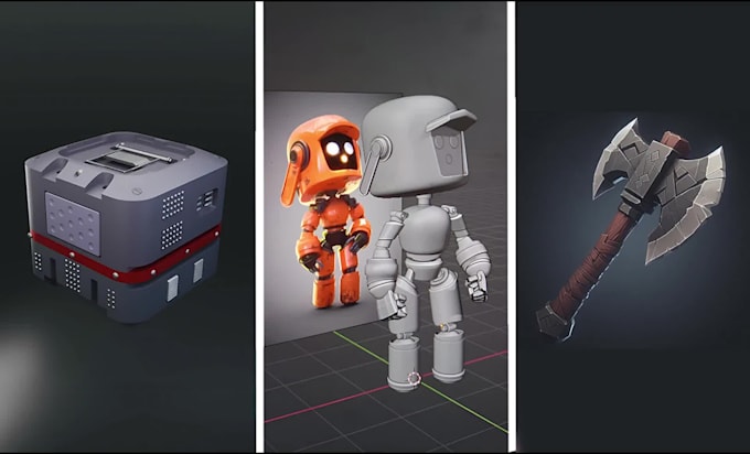 create 3d model, optimized, usdz, glb, gltf for ar, VR, web, nft, or shopify