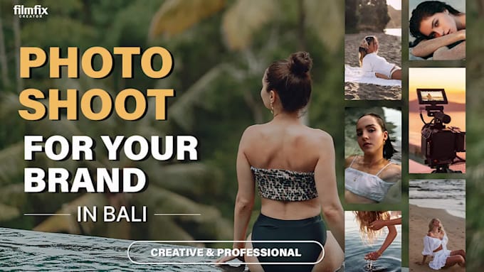 shot amazing commercial photo for your brand in bali
