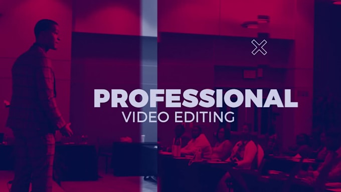 do professional video editing