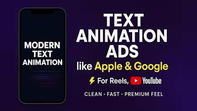create high converting kinetic typography ads for instagram