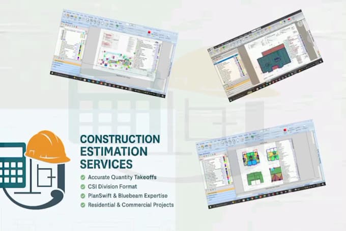 Do construction material takeoff, quantity takeoff and cost estimation ...