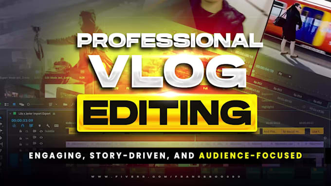 professionally edit your travel,lifestyle vlog videos