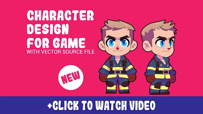 Create a character design for your game by Sungeek76 | Fiverr