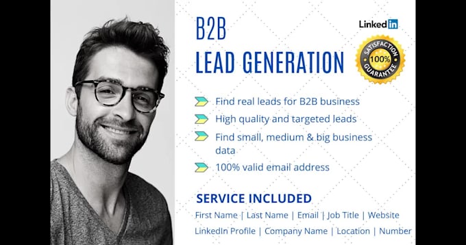 do targeted b2b linkedin lead generation and web research