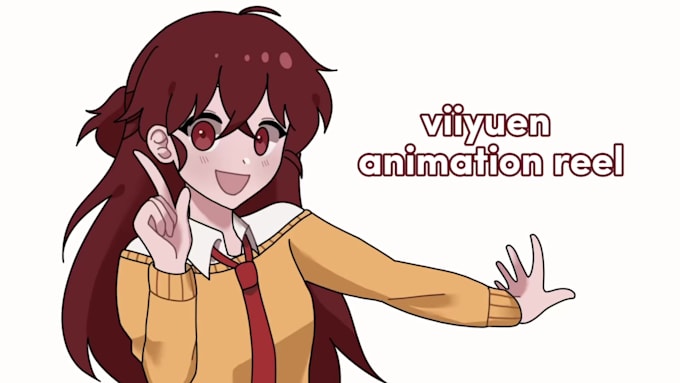 make anime character animation for you