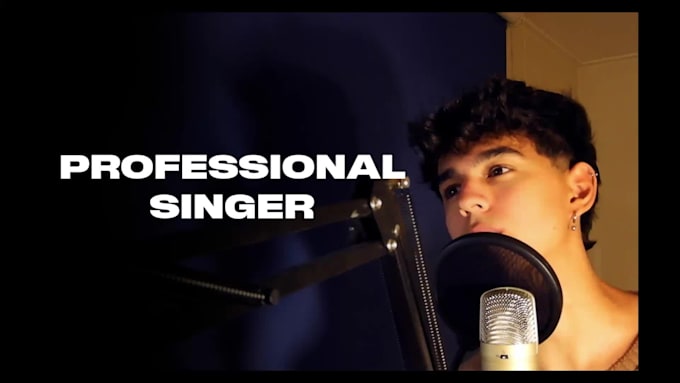 be your professional male singer in spanish or english