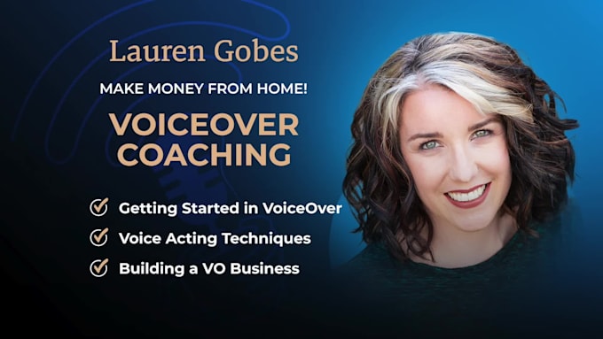 provide voice over coaching and gig evaluation