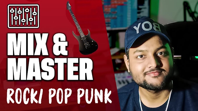 mix and master your rock, pop punk song
