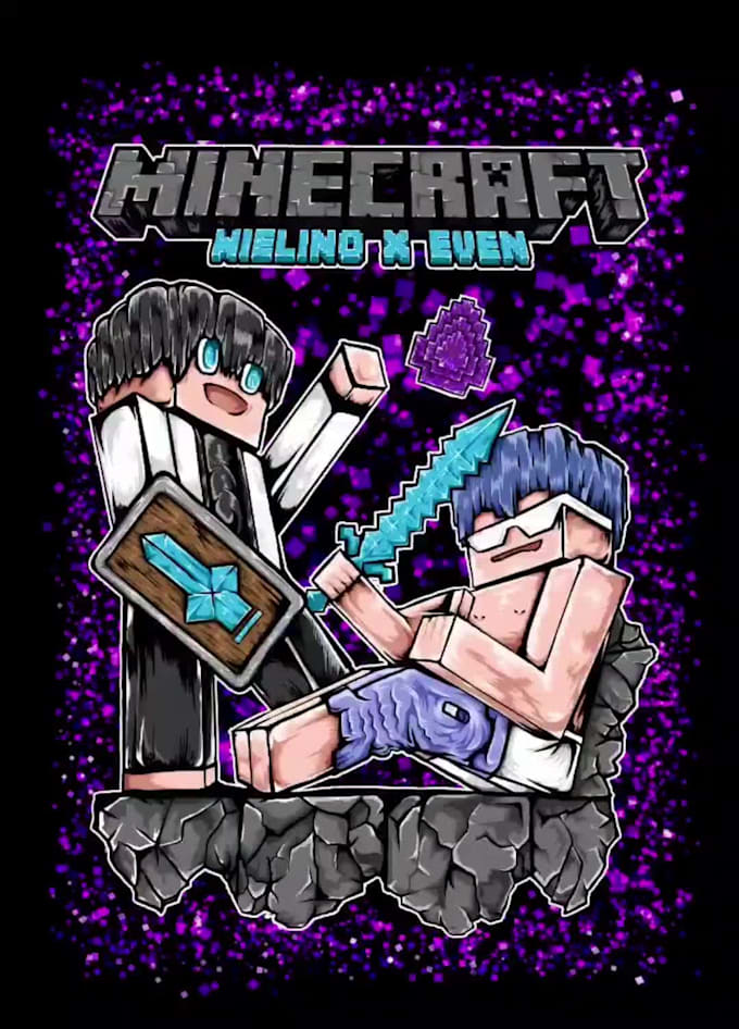 create unique pixel minecraft roblox style for tshirt design