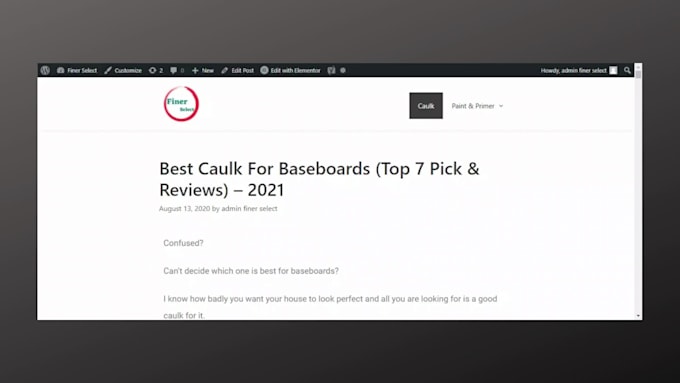 do content upload, article upload, publish blog post on wordpress