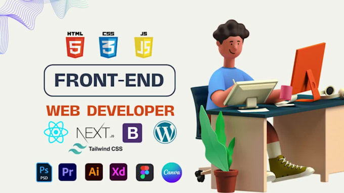 be front end web developer in react js