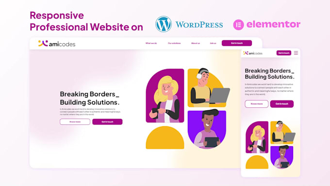 design and build your wordpress website with elementor pro