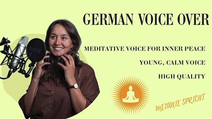 record a warm female voice over