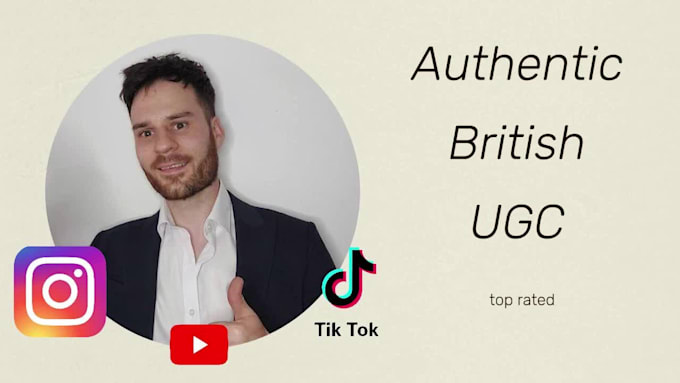 create british ugc for your tik tok or instagram reels