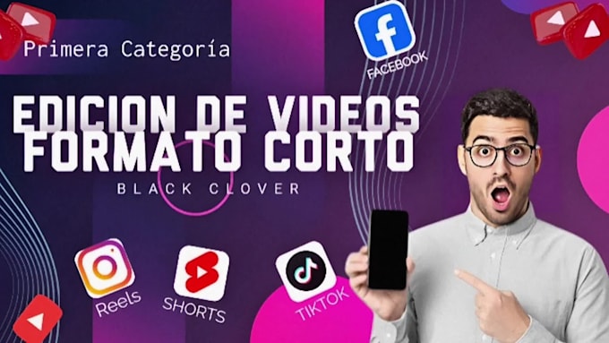 haré que tus videos cortos destaquen edición para tiktok reels shorts y podcasts