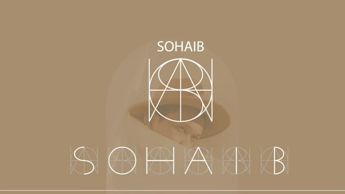 design geometric, minimalist name logo