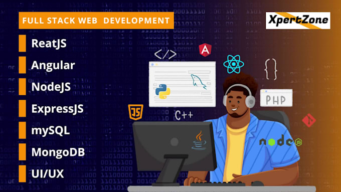 Be your full stack web developer and website designer by Xpertzonedev ...