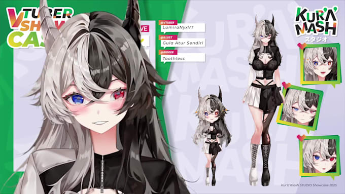 design and rig your live2d vtuber model premium package