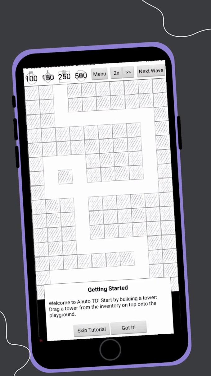 create a tower defense earning app