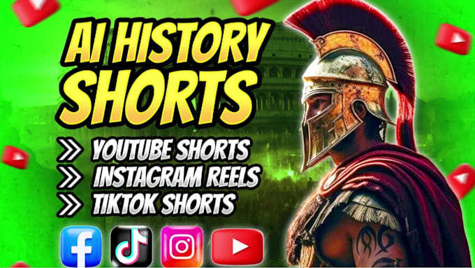 create faceless ai shorts history shorts