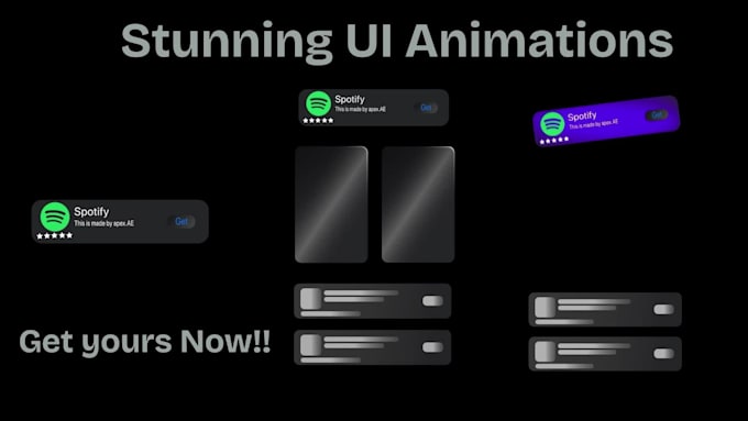 create stunning UI animations for you