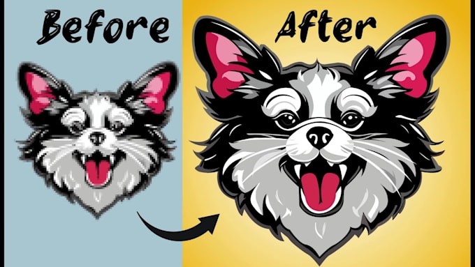 vector tracing, redraw logo, trace image to vector file