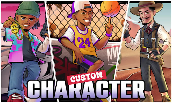 draw custom cartoon character and cartoon potrait