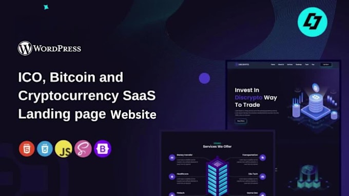 develop cryptocurrency ico token presale website