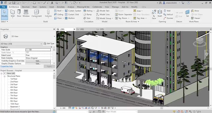 design structural and architectural bim models for buildings