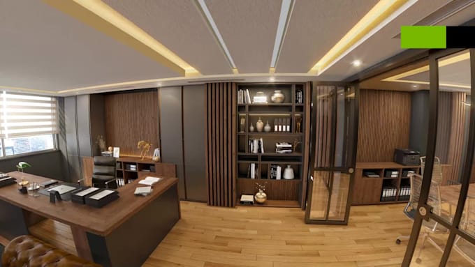 do perfect 360 render of the architecture and interior