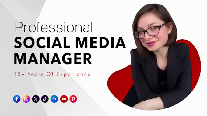 be your social media marketing manager and content creator