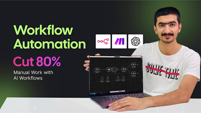 build ai agent and workflow automation with n8n, make and openai claude