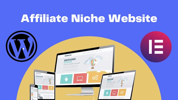 create a responsive affiliate niche or micro niche website