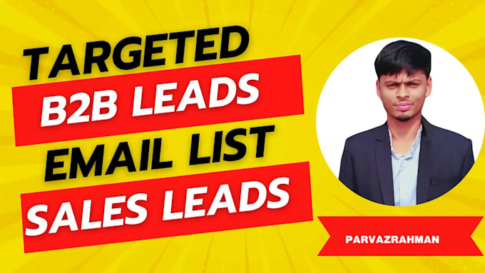 collect email address, phone number, website, location, targeted b2b lead lists