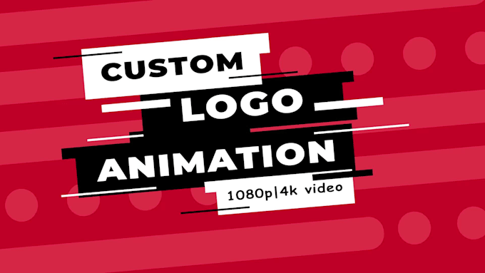 create a professional custom logo animation