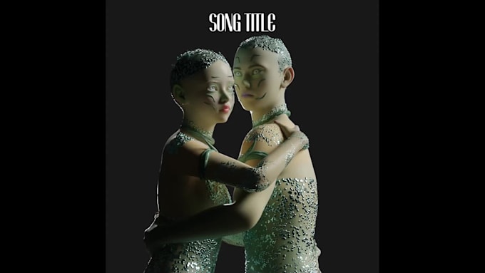 make unique 3d album cover art with animation for spotify,tiktok,instagram reels